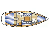 Bavaria Cruiser 37 - Layout image