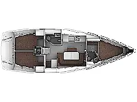 Bavaria Cruiser 41 - Layout image