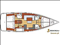 Oceanis 48 - Layout image