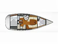 Sun Odyssey 32 - Layout image