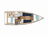 Sun Odyssey 350 - Layout image