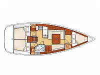 Oceanis 37 - Layout image