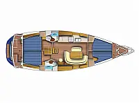 Sun Odyssey 45 - Layout image