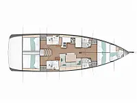 Sun Odyssey 490 - Layout image