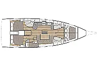 Oceanis 46.1 - Layout image