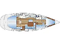 Bavaria 44 - Layout image