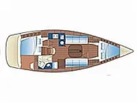 Bavaria 35 Match - Layout image