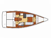 Oceanis 35.1 - Layout image