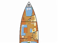 Oceanis 40.1 - Layout image