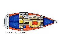 Sun Odyssey 36.2 - Layout image