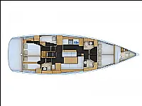 JEANNEAU 54 BT - Layout image