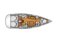 Sun Odyssey 42 i - Layout image