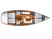 Sun Odyssey 44i /4cab - Layout image