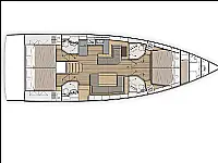 Oceanis 51.1 - Layout image