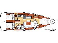 Oceanis 45 - Layout image