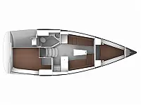 Bavaria Cruiser 33 - Layout image