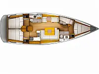 Sun Odyssey 449 - Layout image