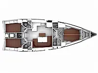 Bavaria Cruiser 46 Style - Layout image