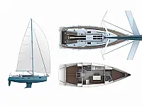 Bavaria Cruiser 41 - Layout image