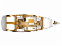 Sun Odyssey 519 - Layout image