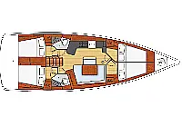 Oceanis 45 - Layout image