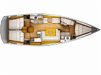 Sun Odyssey 439 - Layout image