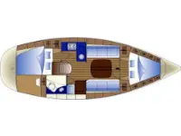 Bavaria Cruiser 32 - Layout image