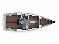 Bavaria 34 Cruiser - Layout image