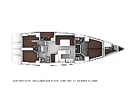 Bavaria Cruiser 56 - Layout image