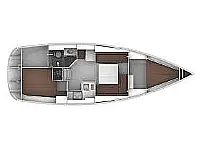 Bavaria Cruiser 34 Style - Layout image