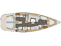 Elan 45 Impression - with AC - Layout image