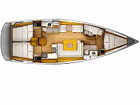 Sun Odyssey 439 - Layout image