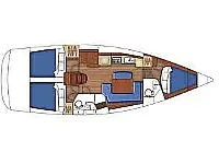 Oceanis 40 - Layout image