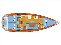 Bavaria Cruiser 41 - Layout image