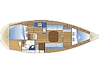 Bavaria 36 (Owner's version) - Layout image