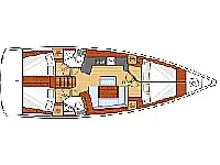 Oceanis 45 - Layout image