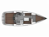 Bavaria Cruiser 37 - Layout image