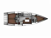 Bavaria Cruiser 40 - Layout image