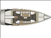 Dufour 460 Grand Large - Layout image