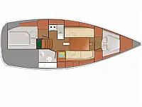 Sun Odyssey 319 - Layout image