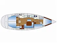 Bavaria 44 - Layout image