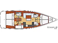 Beneteau Oceanis 48 - Layout image