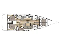 Oceanis 46.1 - Layout image