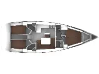 Bavaria Cruiser 46 - Layout image