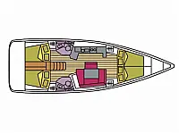 Oceanis 45 - Layout image