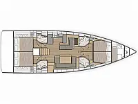 Oceanis 51.1 - Layout image