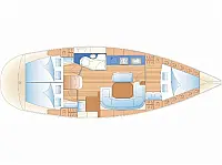 Bavaria 38 Cruiser - Layout image