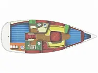 Sun Odyssey 32 - Layout image