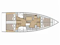 Oceanis 40.1 - Layout image