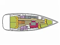 Oceanis 46 - Layout image